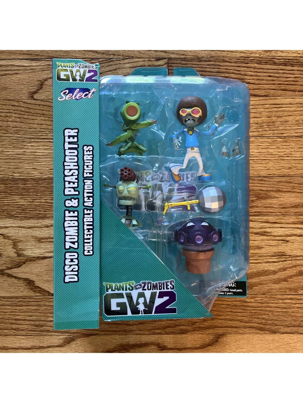 Diamond Select Plants Vs Zombies: GW2 Disco Zombie & Peashooter Figure Set